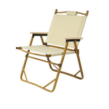 EASTOMMY Large Size Beige Hiking & Camping Chair - Portable Folding Seat - Hot Sale