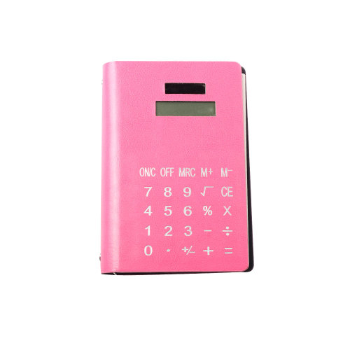 Calculadora de notebook de bobina de PU com 90 Pages Note Book