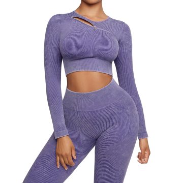 Custom Logo Fitness Yoga Ensemble de gymnase décontracté pour les femmes