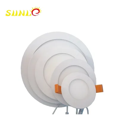 Led light panel for kitchen SL-MBO3 led ceiling panel light, 3w round led slim panel light