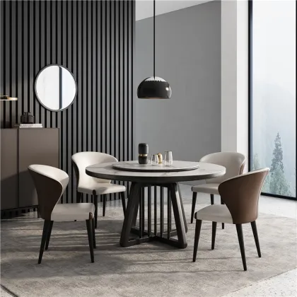 Modern Luxury Multifunctional Round Dining Table