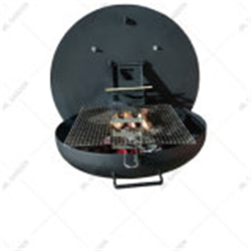 Klappwandmontage BBQ Grill