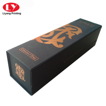 Folding Good Quality Luxury Single Bottle Wine Box