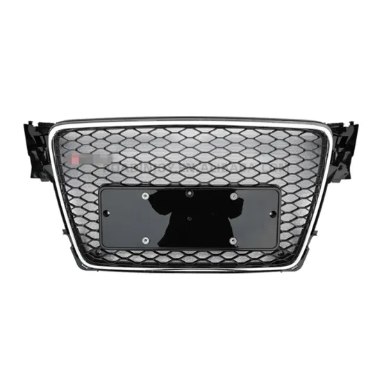Chrome or Black RS4-Style Front Sport Hex Mesh Hood Grill for Audi A4/S4 B8 (2009-2012)