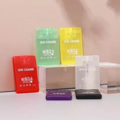 Plastic Portable 20ML Credit Card Eyewear Lens Cleaner Spray