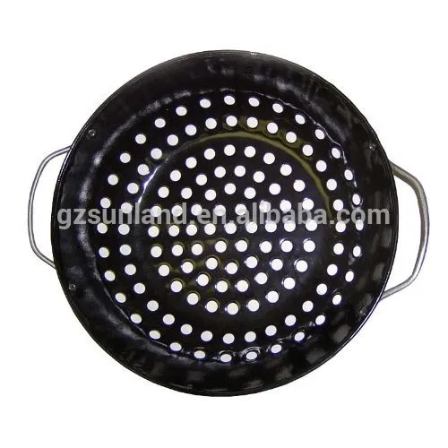 Porcelain Wok-Style Grill Topper