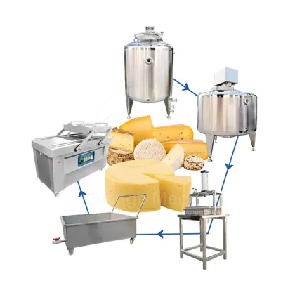 Small Scale Cheese Process Line: ORME Mozzarella Cheese Making Equipment including a Stretch Machine