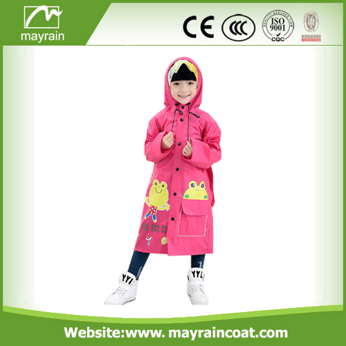 Traje de baño general impermeable de la bata del PVC del niño de Colorful