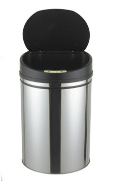 52L Solar Energy Stainless Steel Inductive Litter Bin