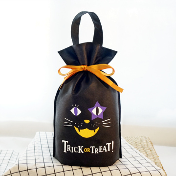 Halloween Black Vlies Standing Up Geschenkverpackung Beutel