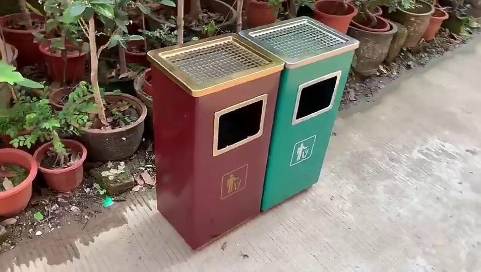 Custom Metal Trash Can for VIP and Regular Areas