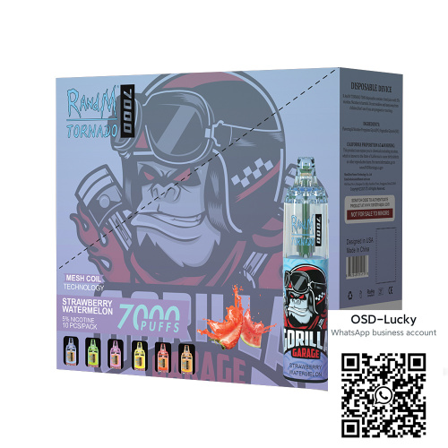 RandM Tornado 7000 Vape RandM recharge Vape