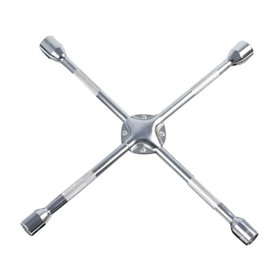 4 Way Cross Lug Wrench Cross Bolt Nut Spanner