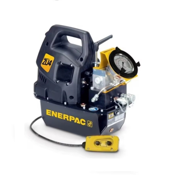 Enerpac ZU4208BE-QH Pompa della chiave per coppia idraulica elettrica con calibro analogico classico-8,0 litri di olio utilizzabile, 208-240 V.