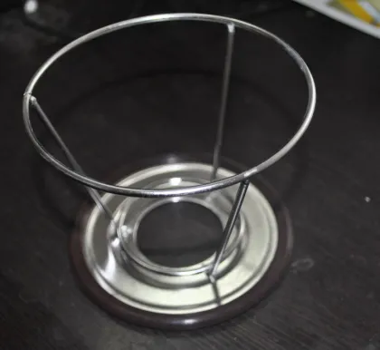 ultra fine high quality pour over coffee filter cone dripper with coffee stand