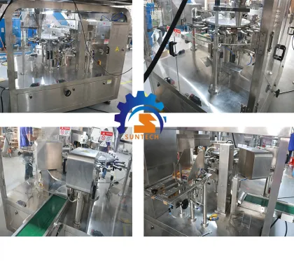 Almond Pecan Macadamia Nuts Granule Doypack Pouch Packing Machine