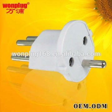 Factory directly offer CE RoHS 10A eu to swiss converter plug adapter
