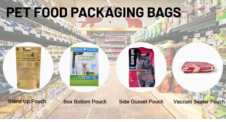 1.5kg 2kg 2.5kg 5kg pet food bag