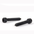 Hex socket head tapping screw with black oxide