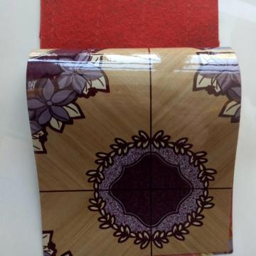 Plancher de PVC de support de feutre rouge de 70g