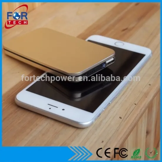 2016 Best quality restaurant portable charger power bank 4000 mah for samsung/iphone/xiaomi