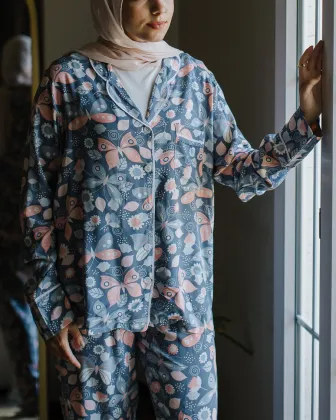 Custom OEM Printed Pajamas for Muslim Women