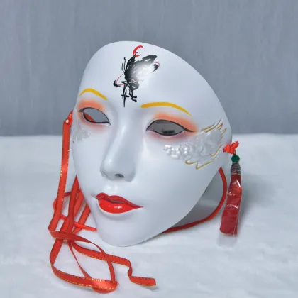 Chinese Traditional Hanfu Beauty Full Facial Mask