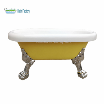 GreenGoods Bath Eco Friendly Kids Mini Tub Clawfoot Bathtub
