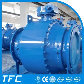 trunnion moutned DBB API 6D ball valve
