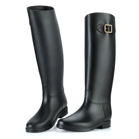 2022 New Fashion Anti-Slip Thickened Wear-Resistant Silicone Martin Shoes PVC Rain Boots