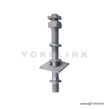 Pernos de poste de línea de vástago largo para travesaño