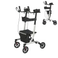 Ponte de pie. Walker Rollator con asiento de respaldo