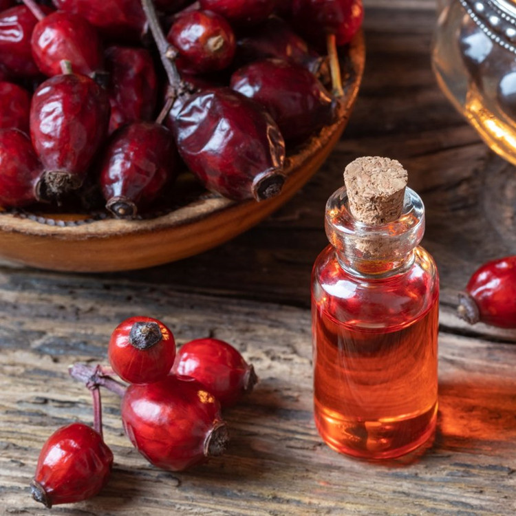 Rosehip seed oil for skin care