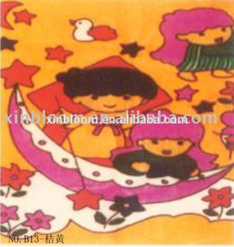 children blanket,baby's blanket, with toys or goods desgins on loo