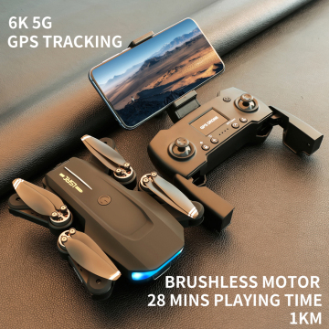 6K Plastic Fiber Carbon & Polypropylene Remote Controlled Drone with Camera and Brushless Motor