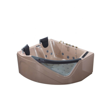 Top Quality Two-Person Acrylic Whirlpool Massage Bathtub with Jets