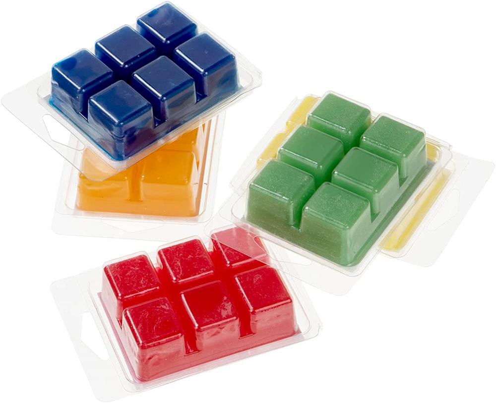 Eco Friendly Plastic Wax Melts Pet Clamshell Packaging