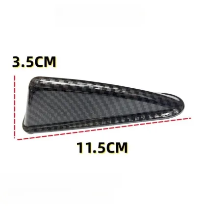 Black Carbon Fiber Shark Fin Car Spoilers Modification