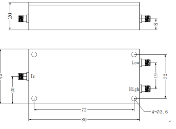 Duplexeur / Diplexeur LC DC-2700MHz