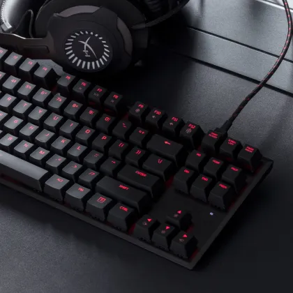 Hyper X Alloy FPS Pro Red LED Backlit 87-Key Mechanical Gaming Keyboard