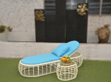 Derong DR-5196 latest outdoor rattan sun lounge chair