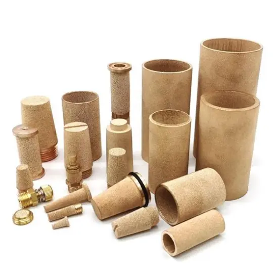 Bronze Powder Sintered Metal Micron Porous Oil Filter Tube