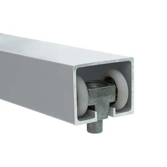 Universal aluminum alloy track wheel door accessories