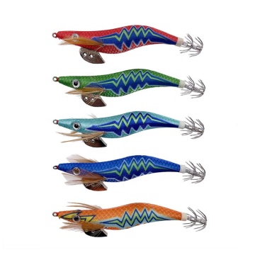 Quality Squid Jig and Shrimp Prawn Luminous Fishing Baits with Hook from Japan