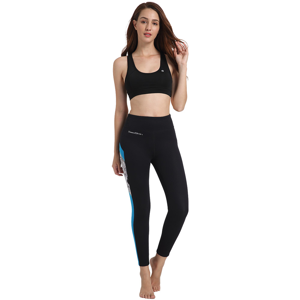 Seaskin Wanita Kecergasan Fleksibel Neoprene Yoga Legging