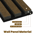 Wood Slat Panels with 3-sides wrapped design Akupanel