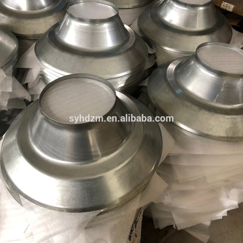 Metal Spinning Product stainless steel galvanized housing cone Manufactory