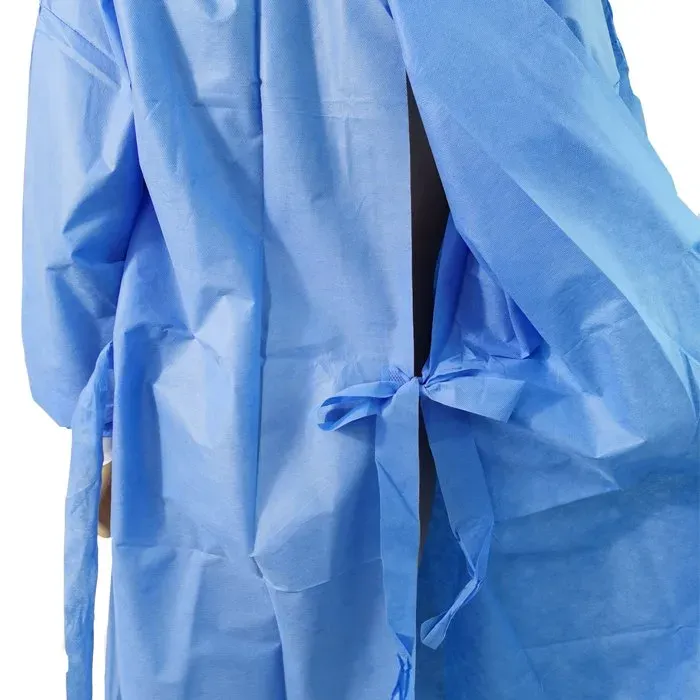 CE En 13795 Sterilization Ultrasonic Heat Sealing Disposable Surgical Gowns