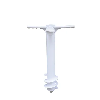 Wind Valley Strong Winds Safe Stand 3 Spiral Screw Beach Umbrella Sand Plastic Screw Anchor" could be simplified to:

"Safe Stand 3 Spiral Screw Beach Umbrella Anchor for Strong Winds