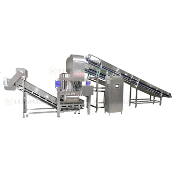 Continuous Dewatering Centrifuge for Vegetable Salad Washing, Cutting, and Residue Removal